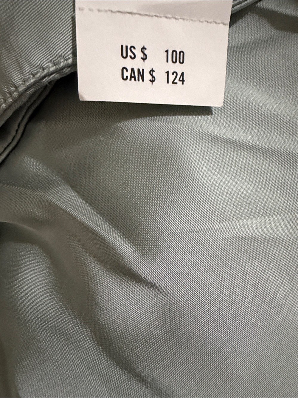 Women’s  Light Sage Dress Pants - wide leg - Picture 4 of 4